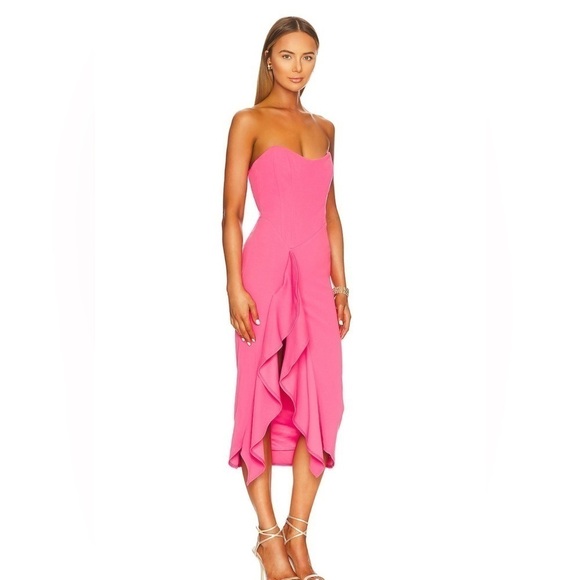 Katie May Rowan Dress in Punch Pink size Medium NWT - Picture 1 of 9